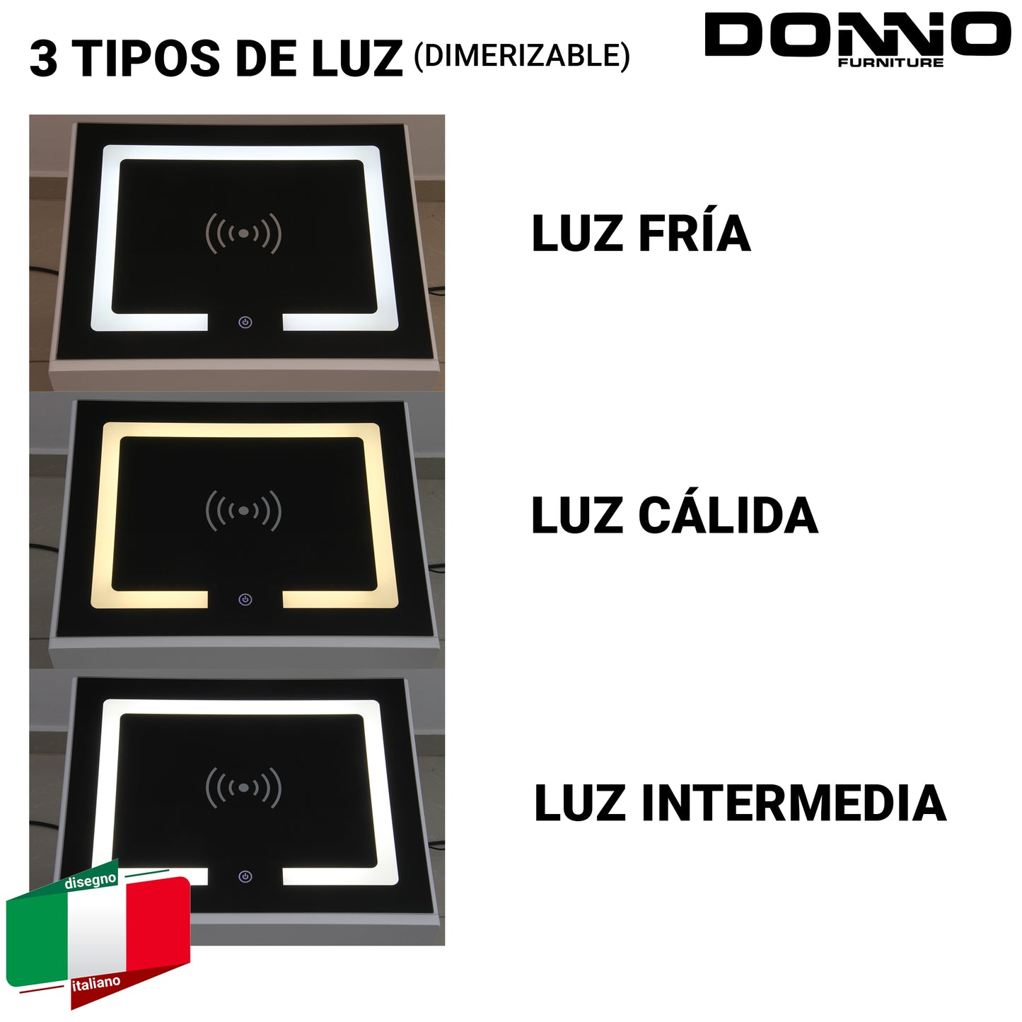 Mesa de Luz Inteligente Laqueada