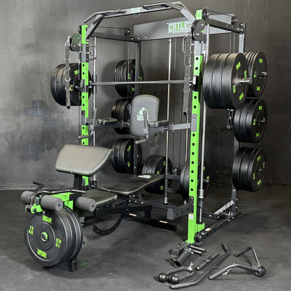 GIMNASIO MULTIFUNCION FUNCTIONAL TRAINING MACHINE SMITH MULTIGYM