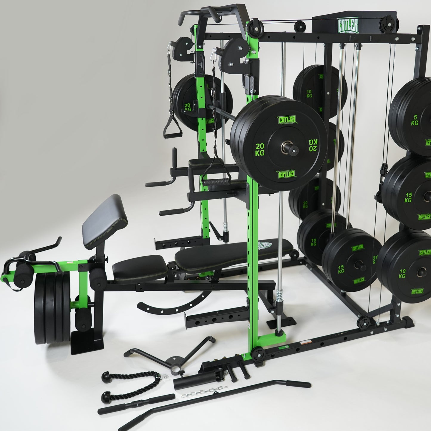 GIMNASIO MULTIFUNCION FUNCTIONAL TRAINING MACHINE SMITH MULTIGYM