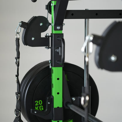 GIMNASIO MULTIFUNCION FUNCTIONAL TRAINING MACHINE SMITH MULTIGYM