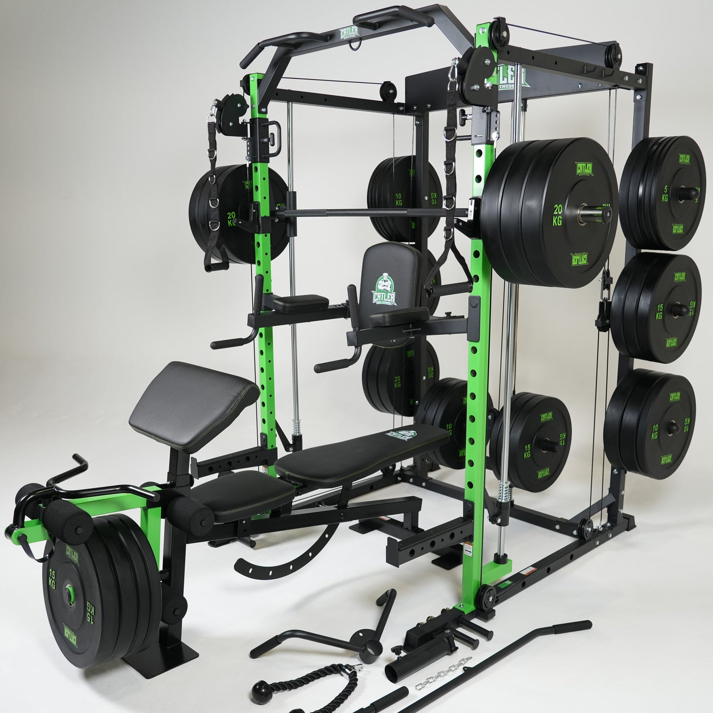 GIMNASIO MULTIFUNCION FUNCTIONAL TRAINING MACHINE SMITH MULTIGYM