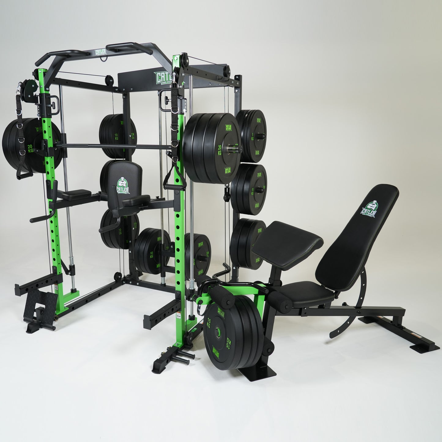 GIMNASIO MULTIFUNCION FUNCTIONAL TRAINING MACHINE SMITH MULTIGYM