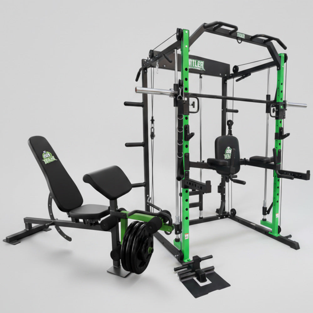 GIMNASIO MULTIFUNCION FUNCTIONAL TRAINING MACHINE SMITH MULTIGYM