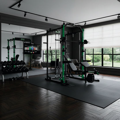 GIMNASIO MULTIFUNCION FUNCTIONAL TRAINING MACHINE SMITH MULTIGYM