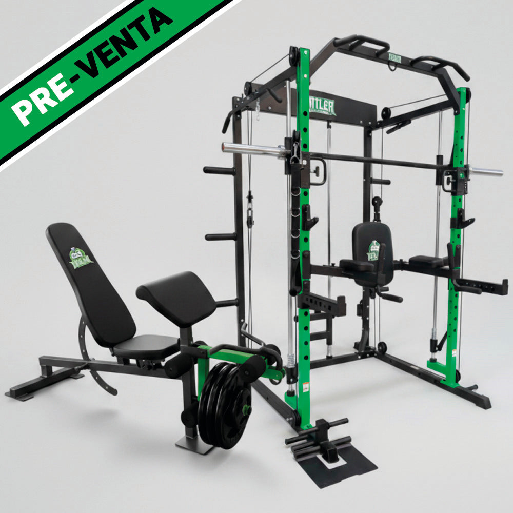 GIMNASIO MULTIFUNCION FUNCTIONAL TRAINING MACHINE SMITH MULTIGYM