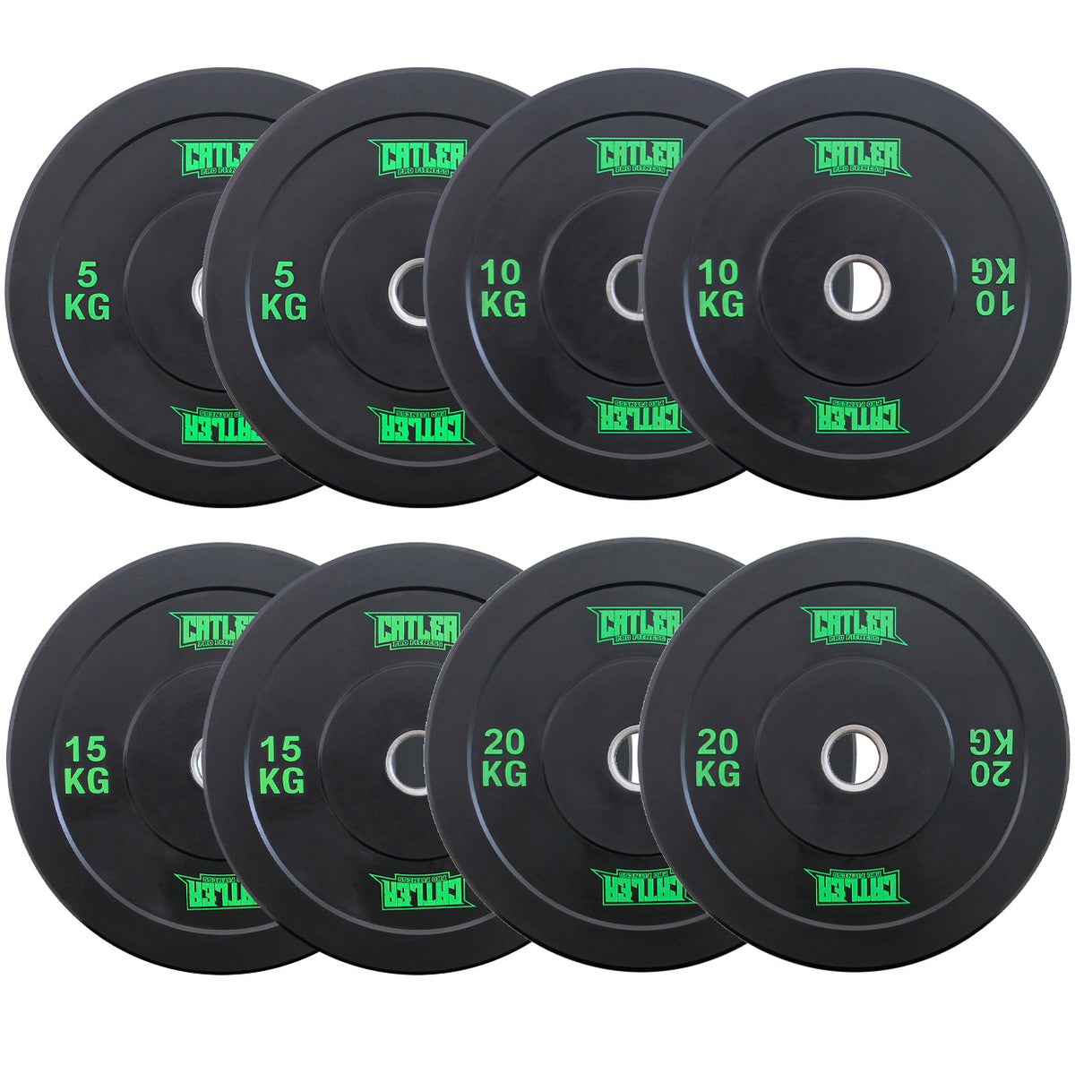 COMBO DISCOS OLIMPICOS BUMPER PLATE X 100KG