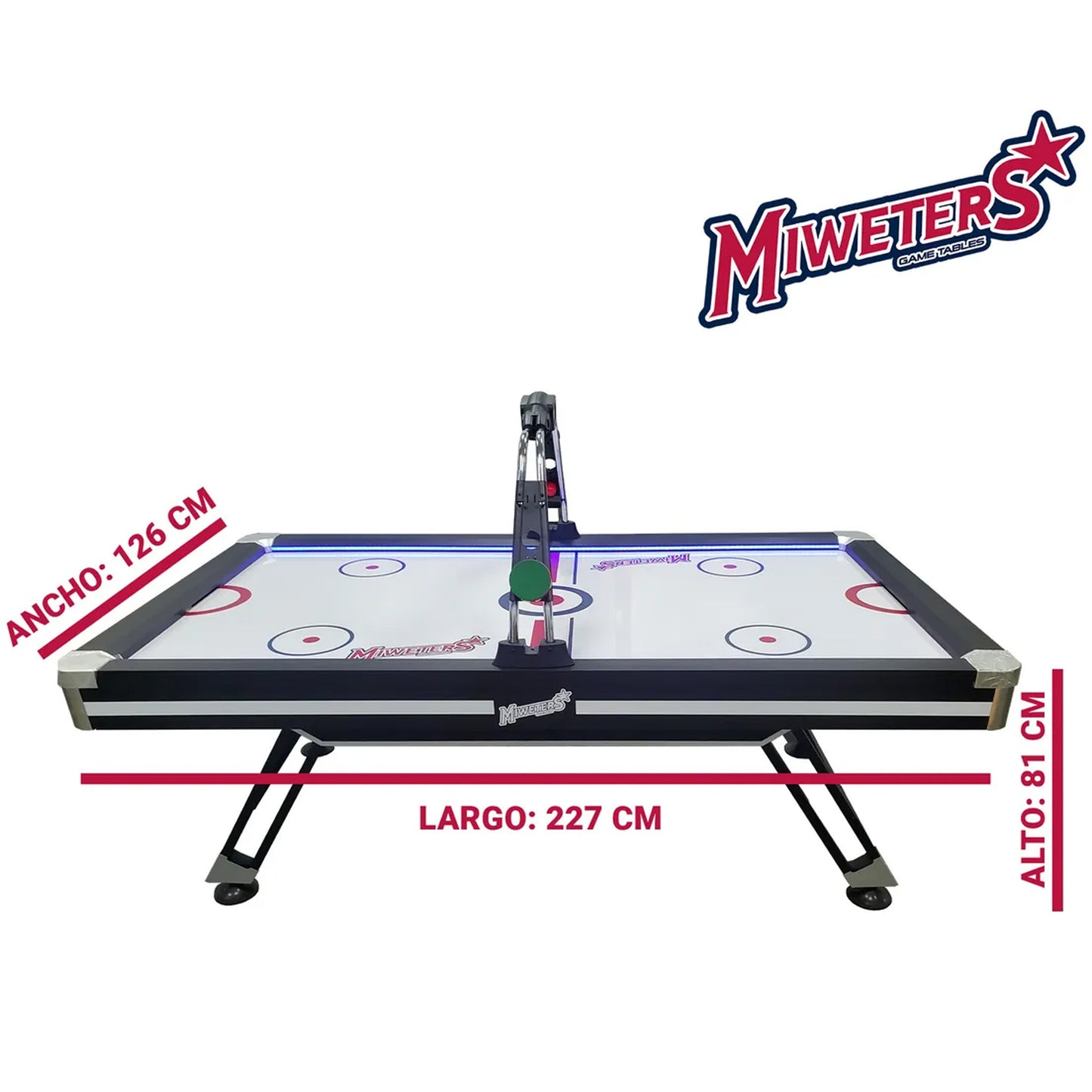Mesa Tejo De Aire Profesional Aero Hockey Play Tejo No Pool