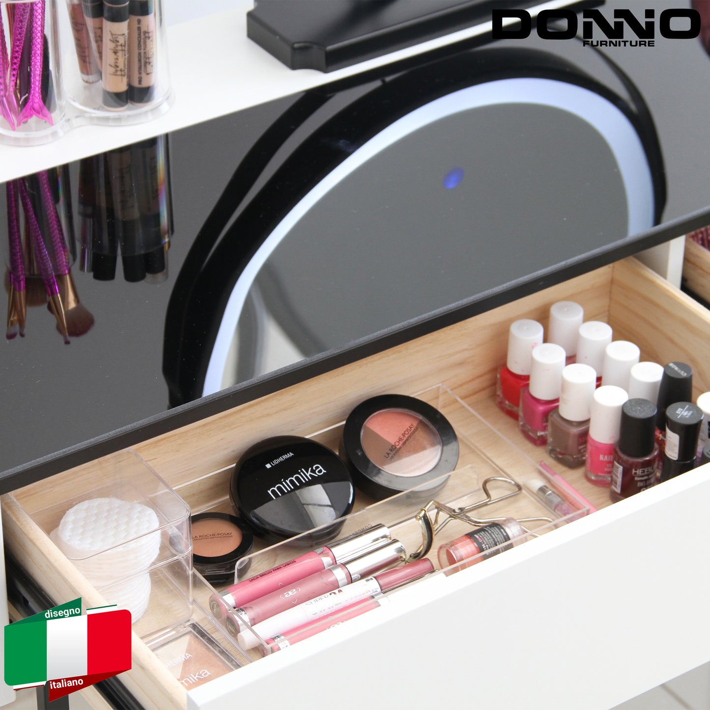 Maquillador Tocador con Espejo LED